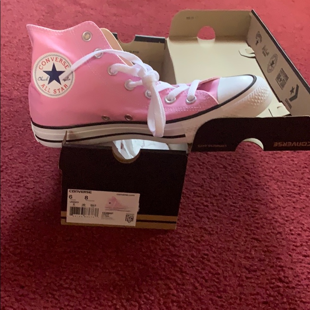 New Pink Converse Hi-top